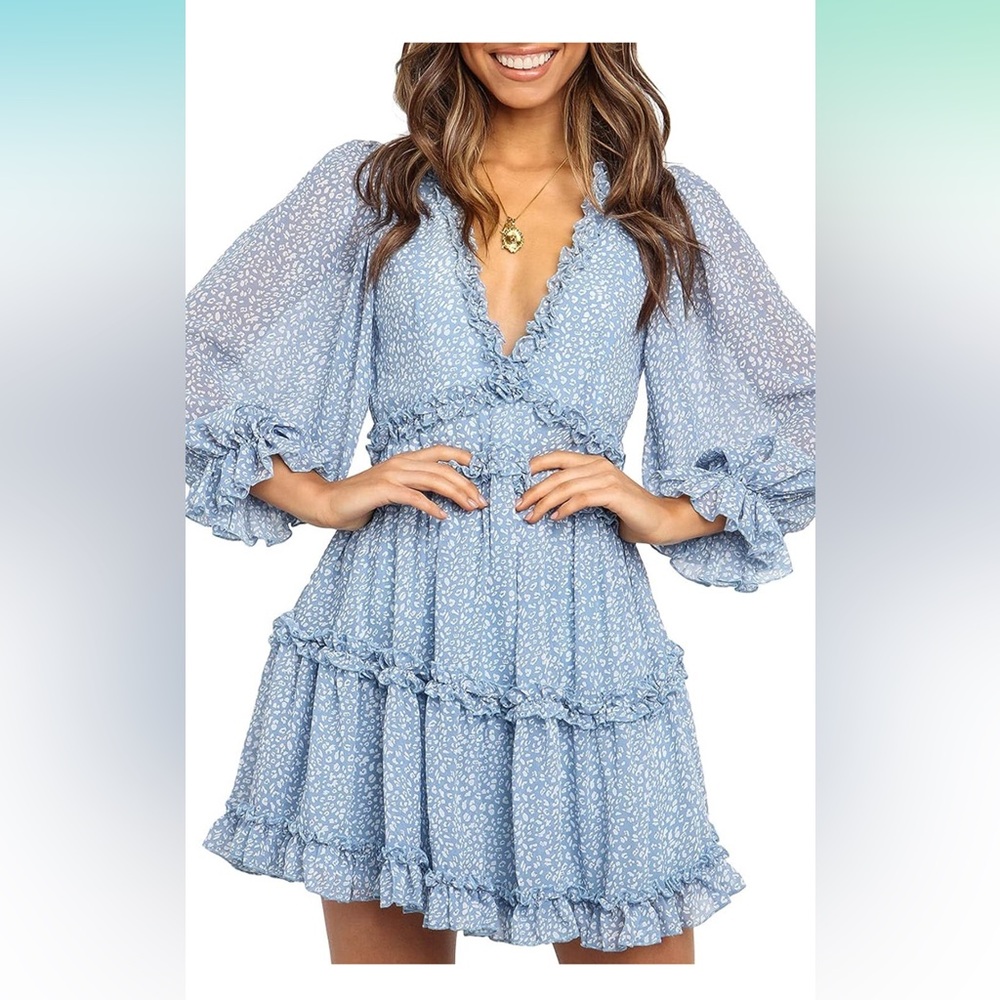 AMAZON | Long Sleeve Mini Dress